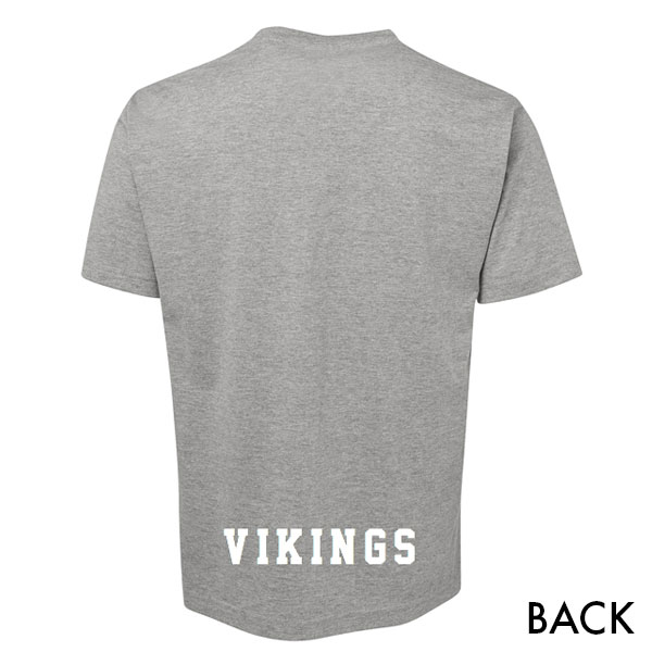 Vikings Grey Tshirt back