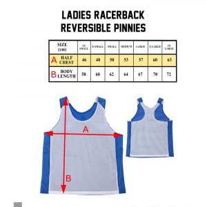 Girls/Ladies Reversible Pinnies