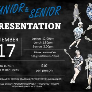 Altona Lacrosse Club Presentation Lunch 2022